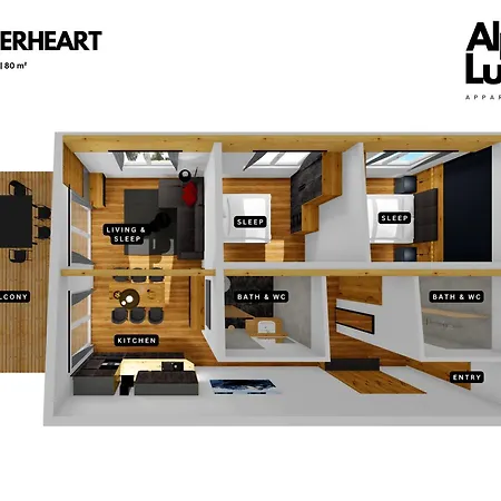 Zillerheart With Balcony Und Car Park - An Alpenluxus Appartement, Zillertal アパート *
